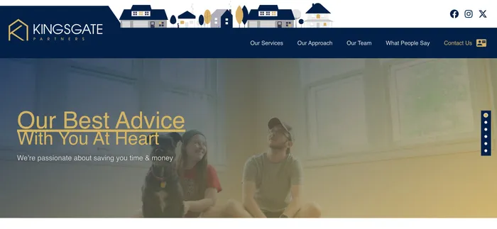 Kingsgate Partners website, built by 7MS